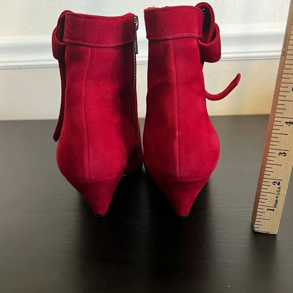 IRO LINAC Ankle Boots In Red Womens Size‎ Eu 39 / US 8 - 8.5 New In Box